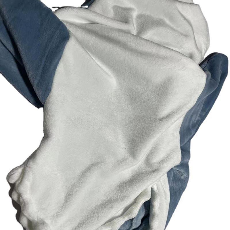 #7 Cozy Shark Snuggle Pajamas for kids and adults. (*editors note- Silly and Comfy. As seen trendy everywhere.)