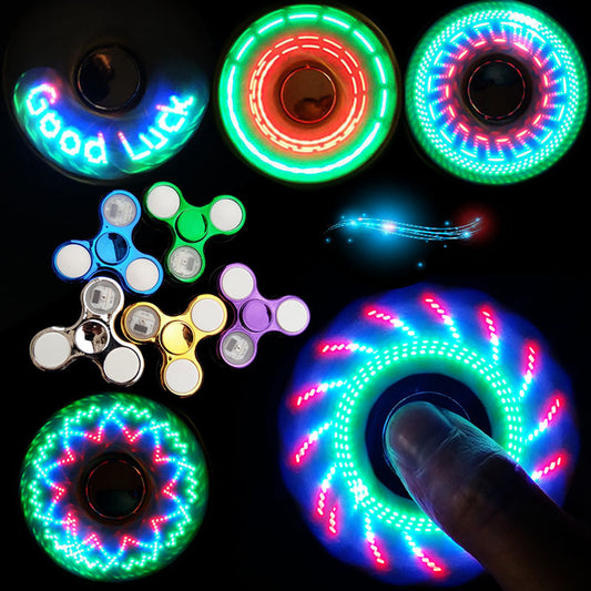 Glow in Dark Light LED Fidget Spinner