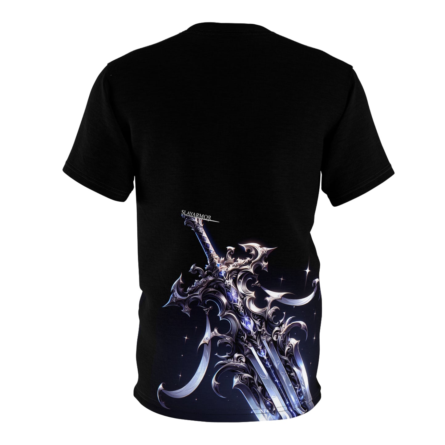 First Edition SlayArmor T-Shirt, Warrior Clothing, Fantasy Broadsword Design.