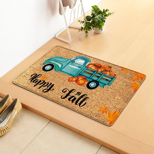 Thanksgiving Day Fall Autumn Pumpkin Doormat Thanksgiving